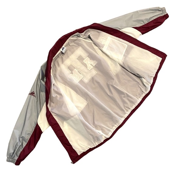 VINTAGE‎ Texas A&M Jacket Apex One Men's Zip Lightweight Aggies Maroon XL - Picture 9 of 14